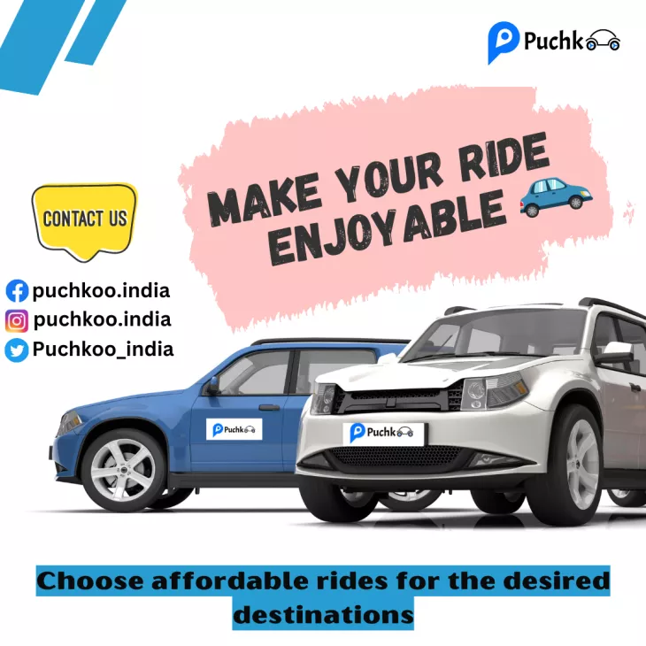 Puchkoo is a car sharing app, which may help to improve share car ride rather than driving alone. 