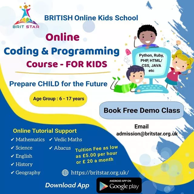 coding and programming course for kids
