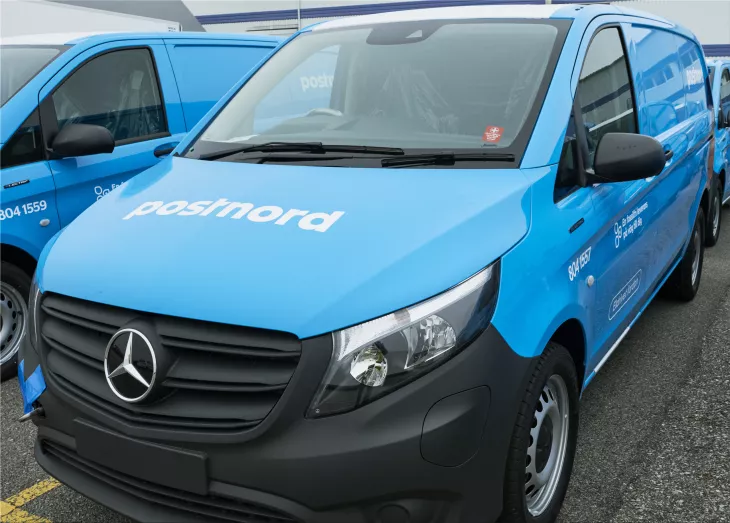 PostNord receives 200 electric vans from Mercedes-Benz