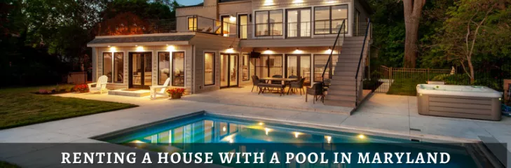 A house with a pool inside