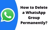How to delete whatsapp group