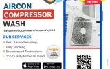 Aircon compressor wash