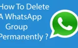 How to delete whatsapp group