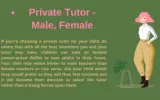 Private tutor in Maryland